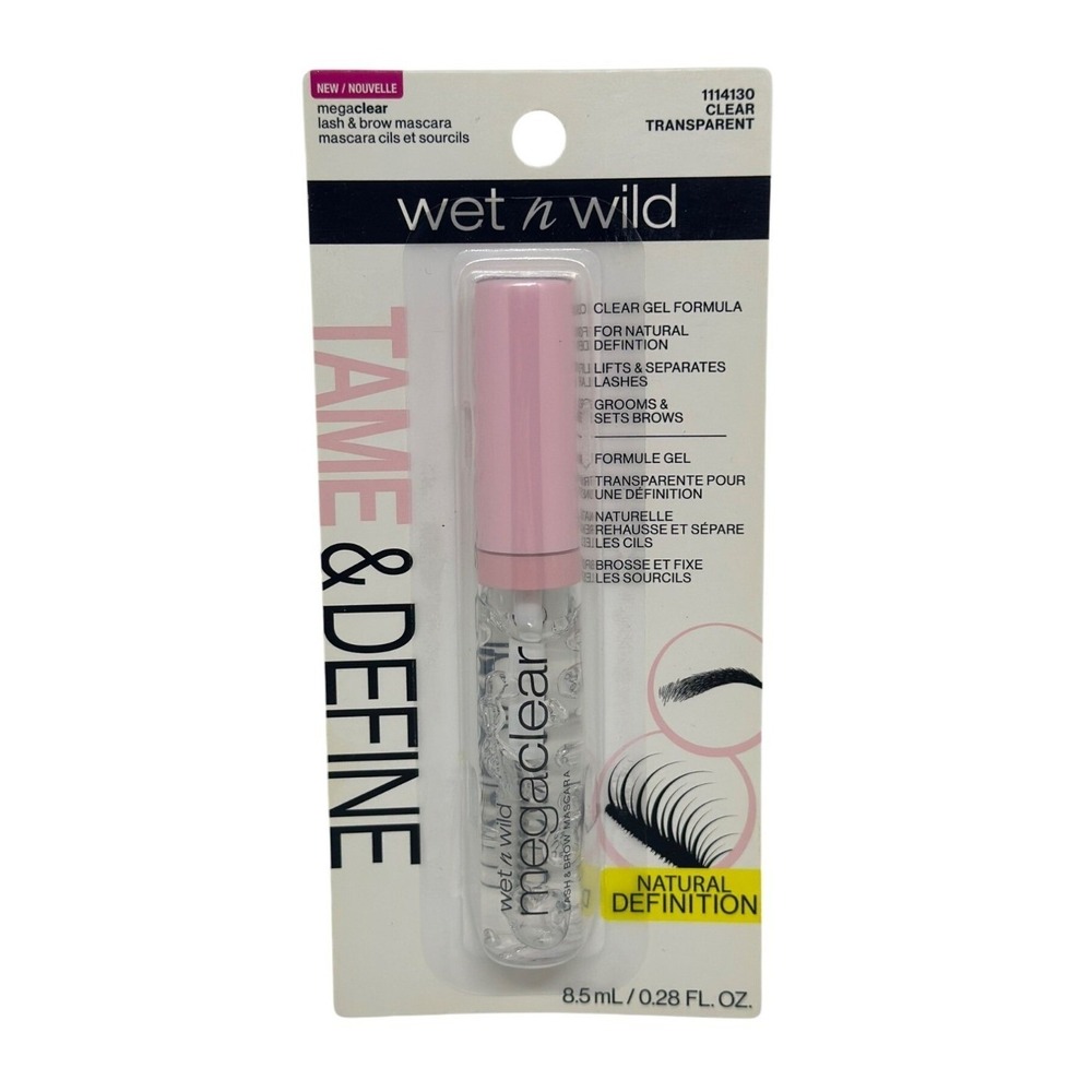 Wet n Wild MegaClear Lash & Brow‎ Mascara Transparent Tame & Define NEW 80 Chars